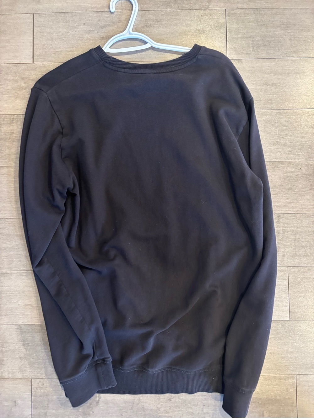 ONLY & SONS Black Crewneck Sweatshirt with White City Print - Picture 4 of 4